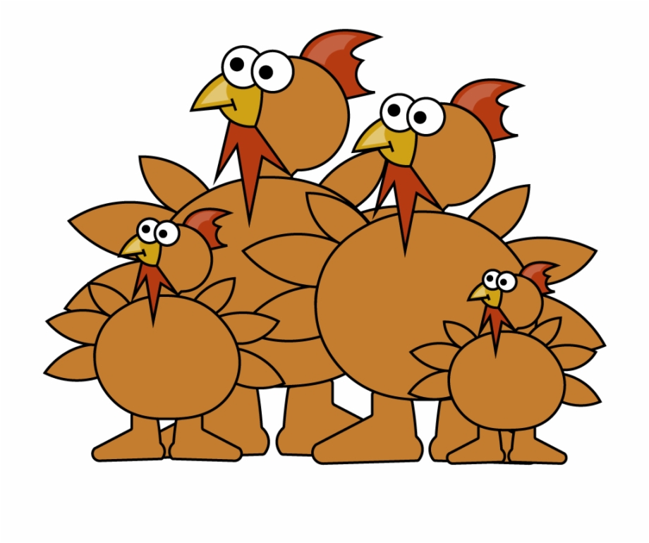 Clip art transparent png. Clipart turkey family