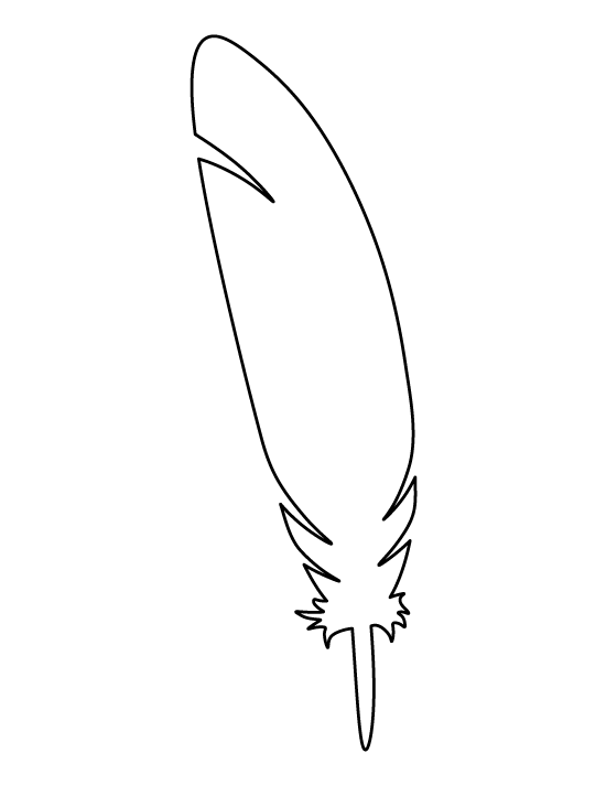 feathers clipart easy