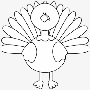clipart turkey outline