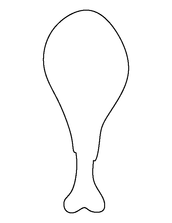 Clipart turkey pattern. Leg use the printable