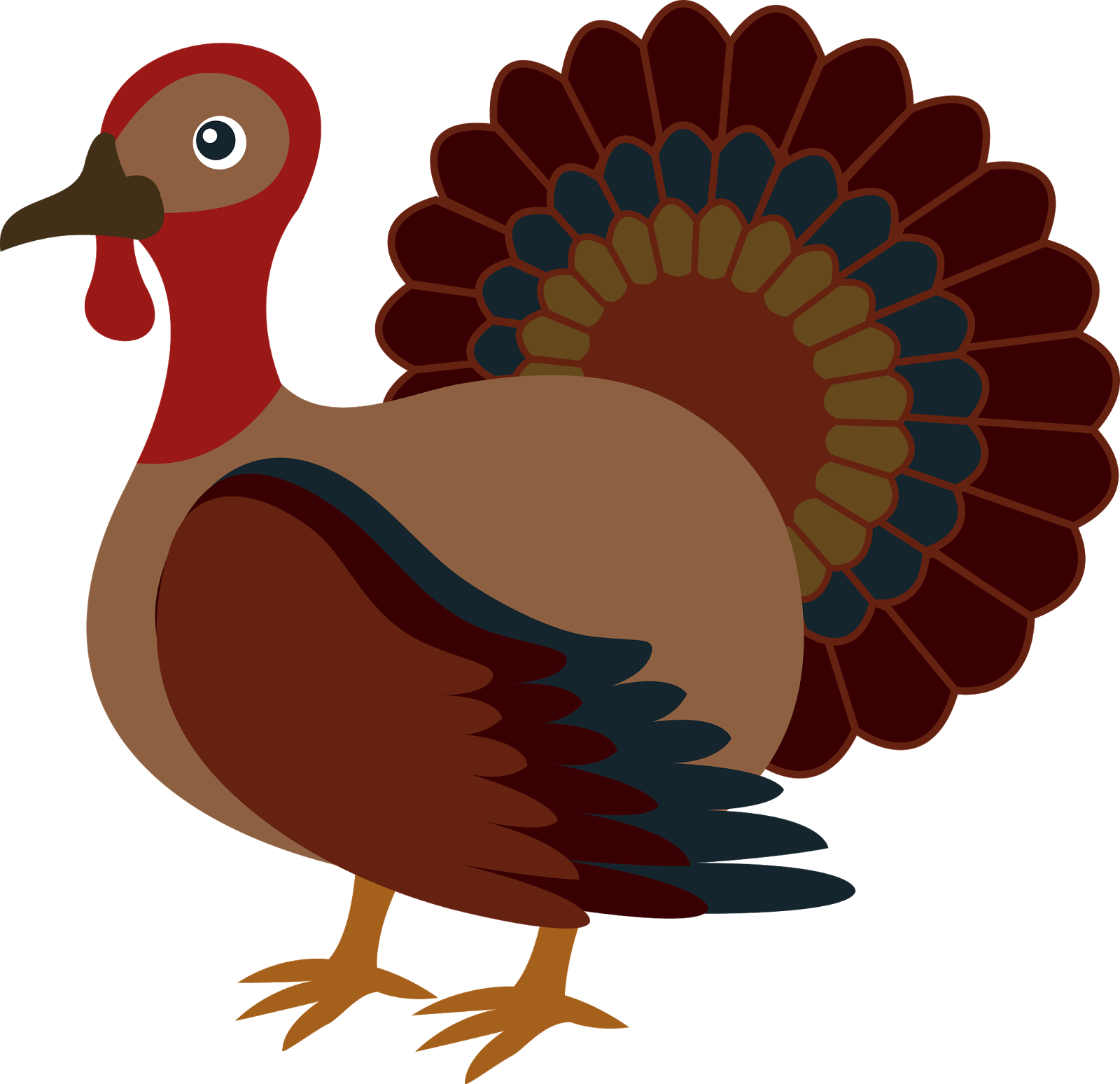 clipart turkey profile