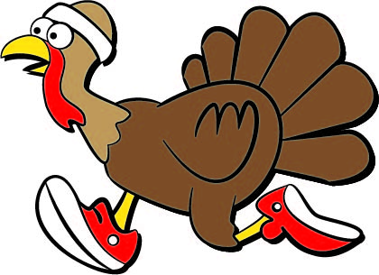 clipart turkey race