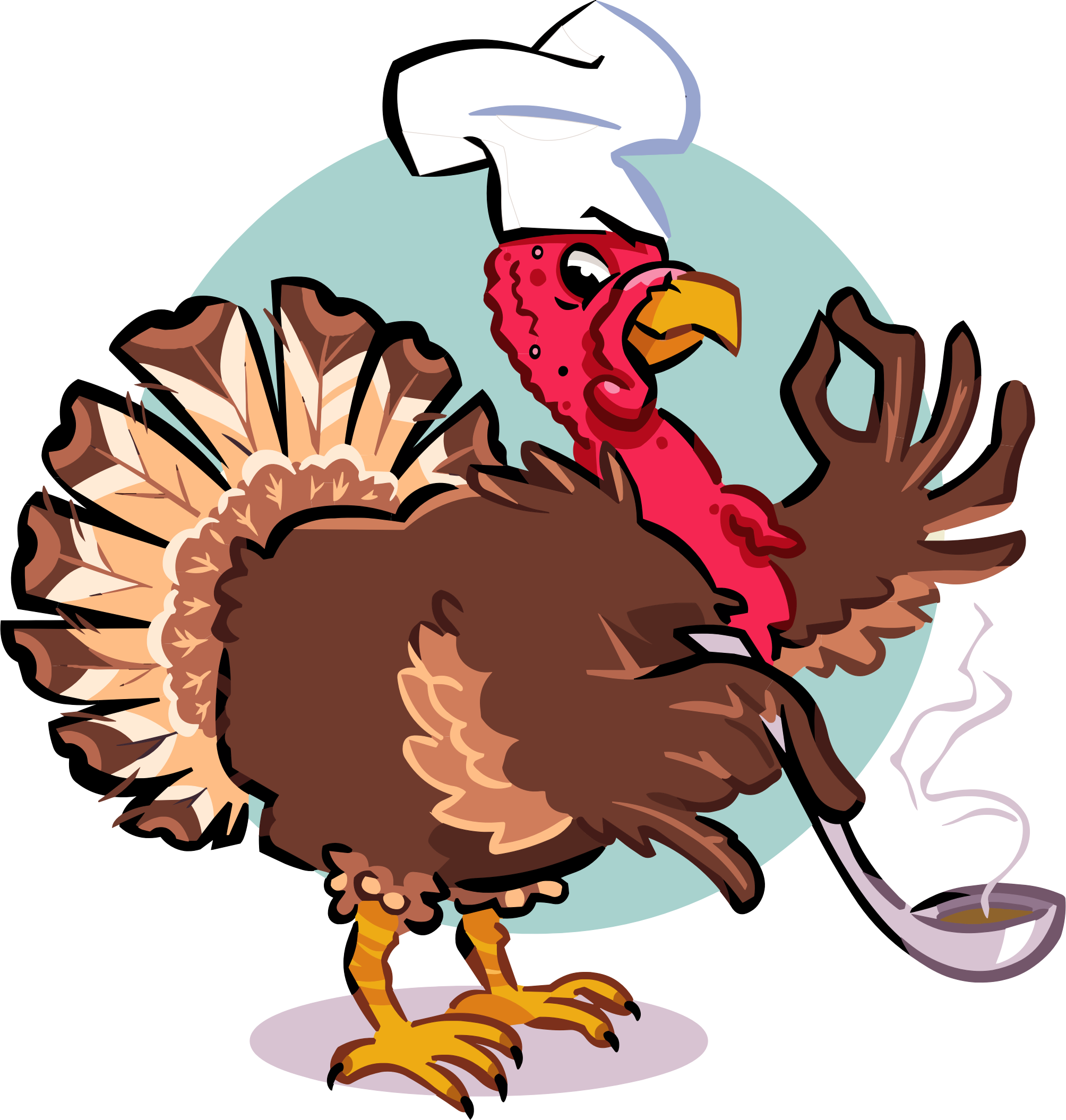 Chef big image png. Clipart turkey sign