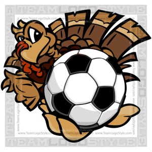 clipart turkey soccer
