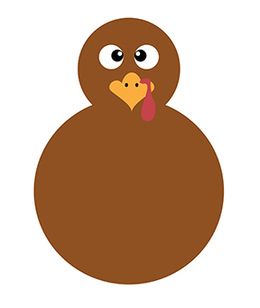 Download printable . Clipart turkey template
