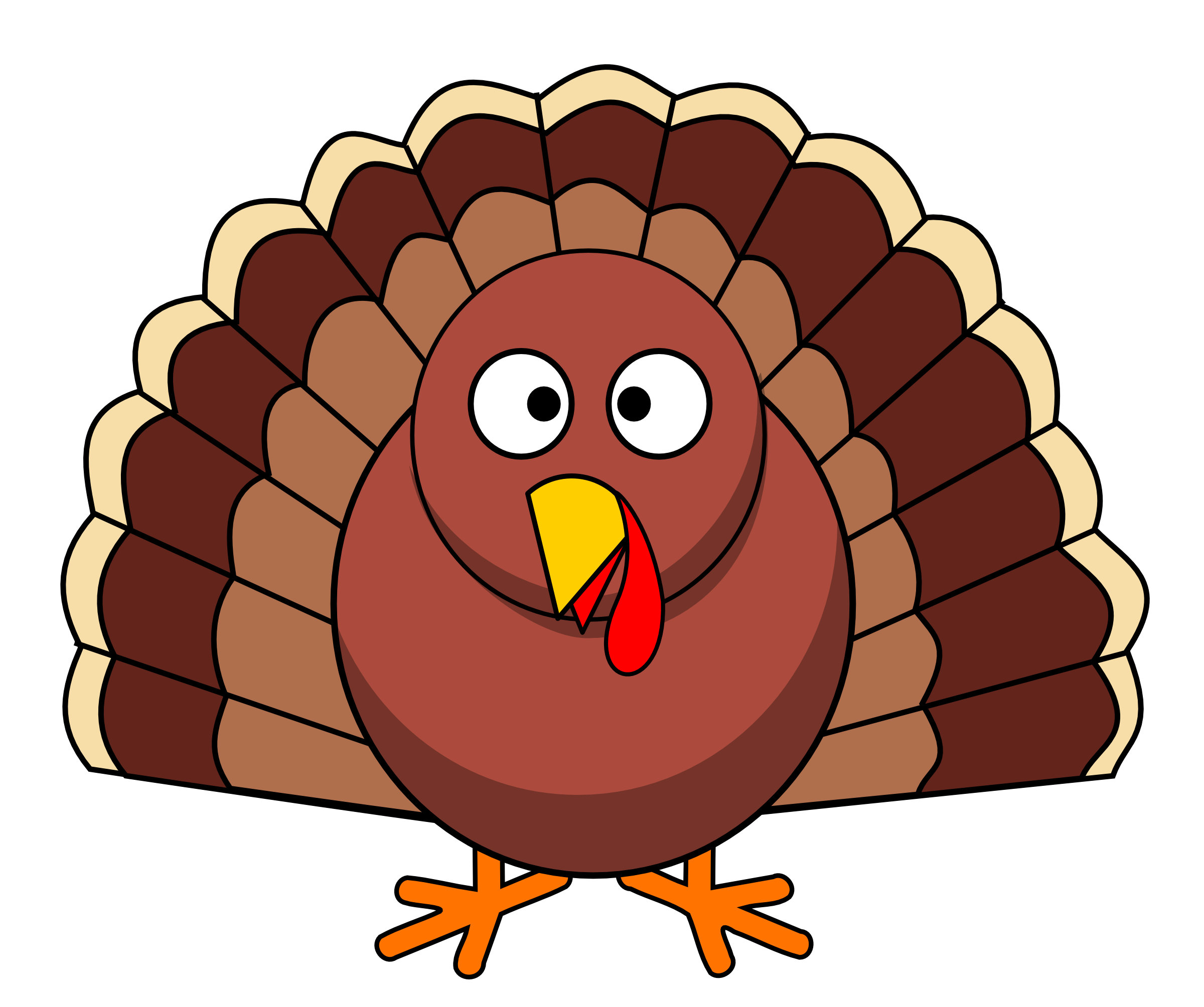 Clipart turkey. Free clip art pictures