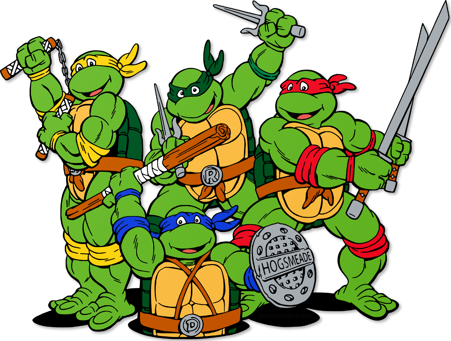 clipart turtle dancing