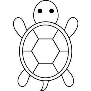 clipart turtle easy