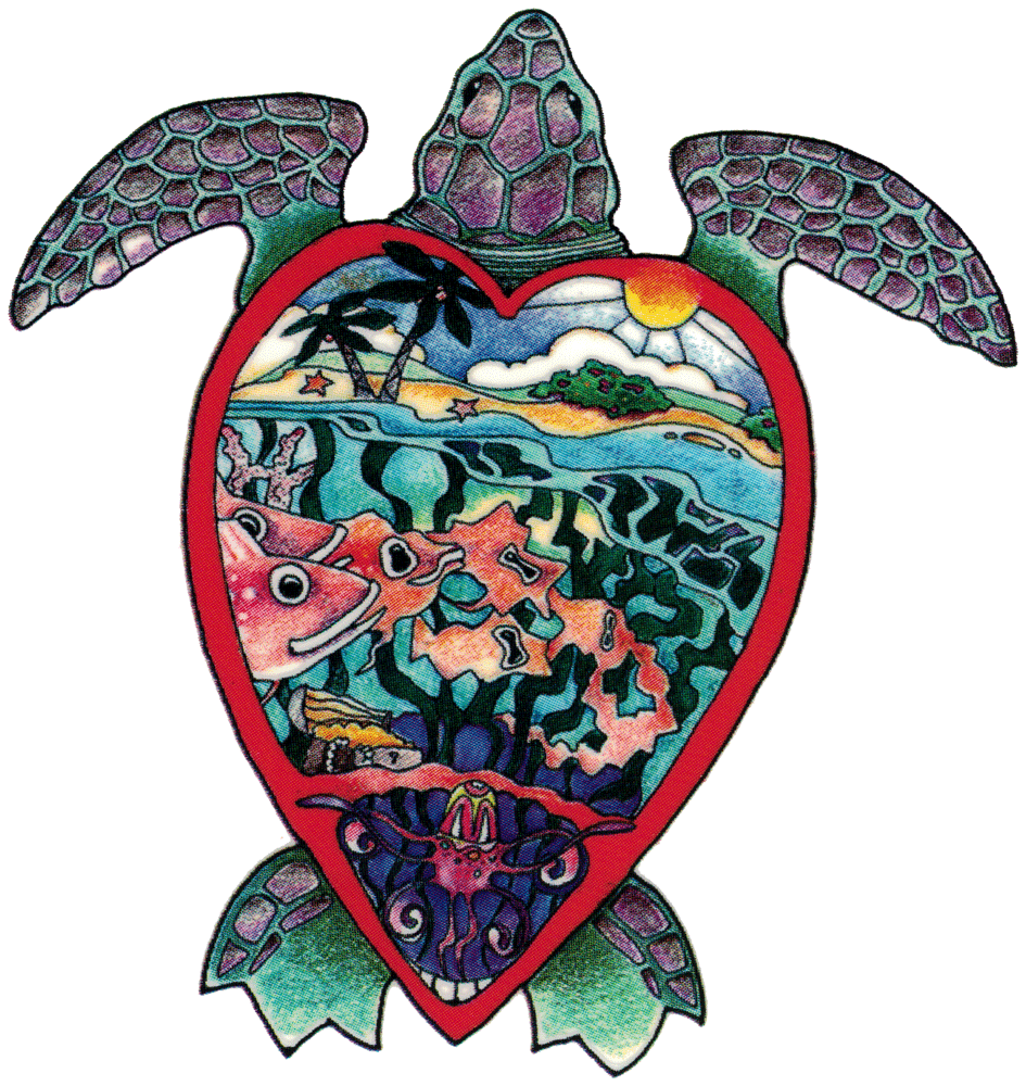 clipart turtle mandala