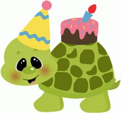 clipart turtle party