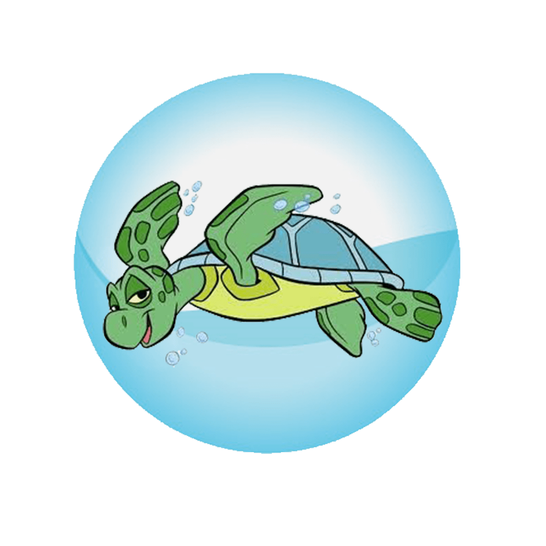 clipart turtle underwater