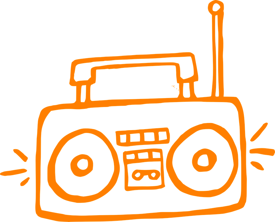 boombox clipart music player