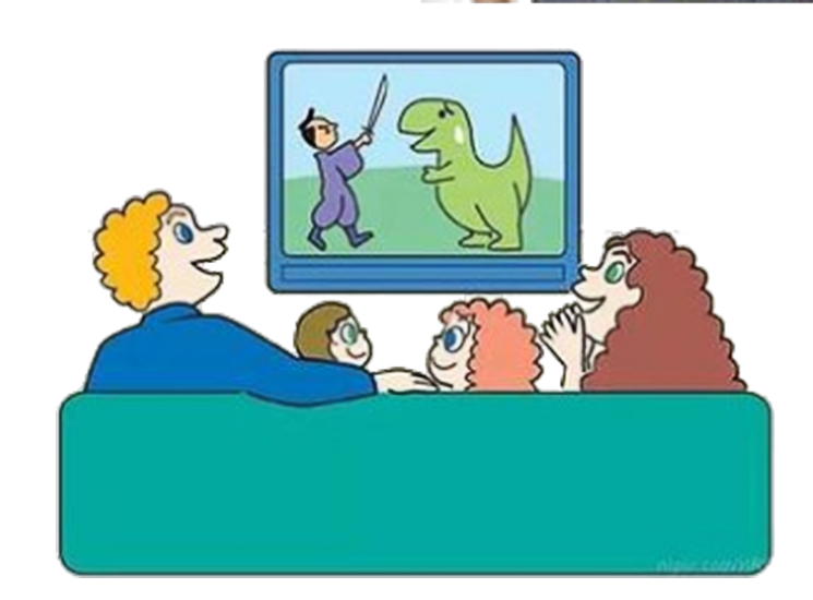 television clipart watch