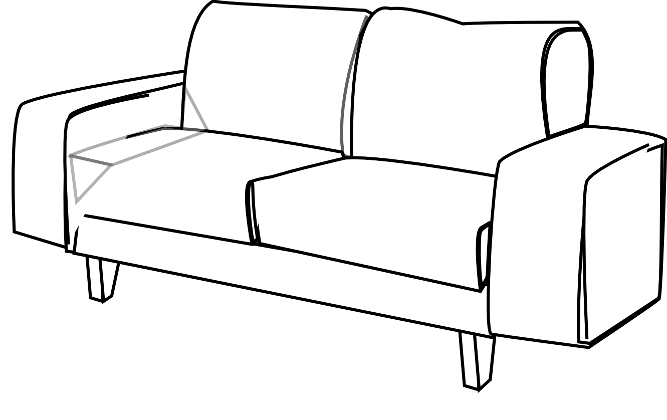 nap clipart sofa