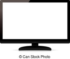 clipart tv flat screen tv