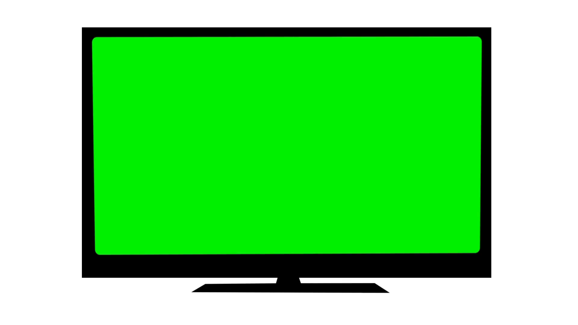 clipart tv green tv