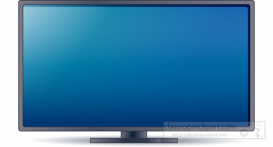 Clipart tv large. Screen lcd monitor portal