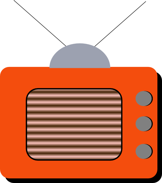 television clipart radio