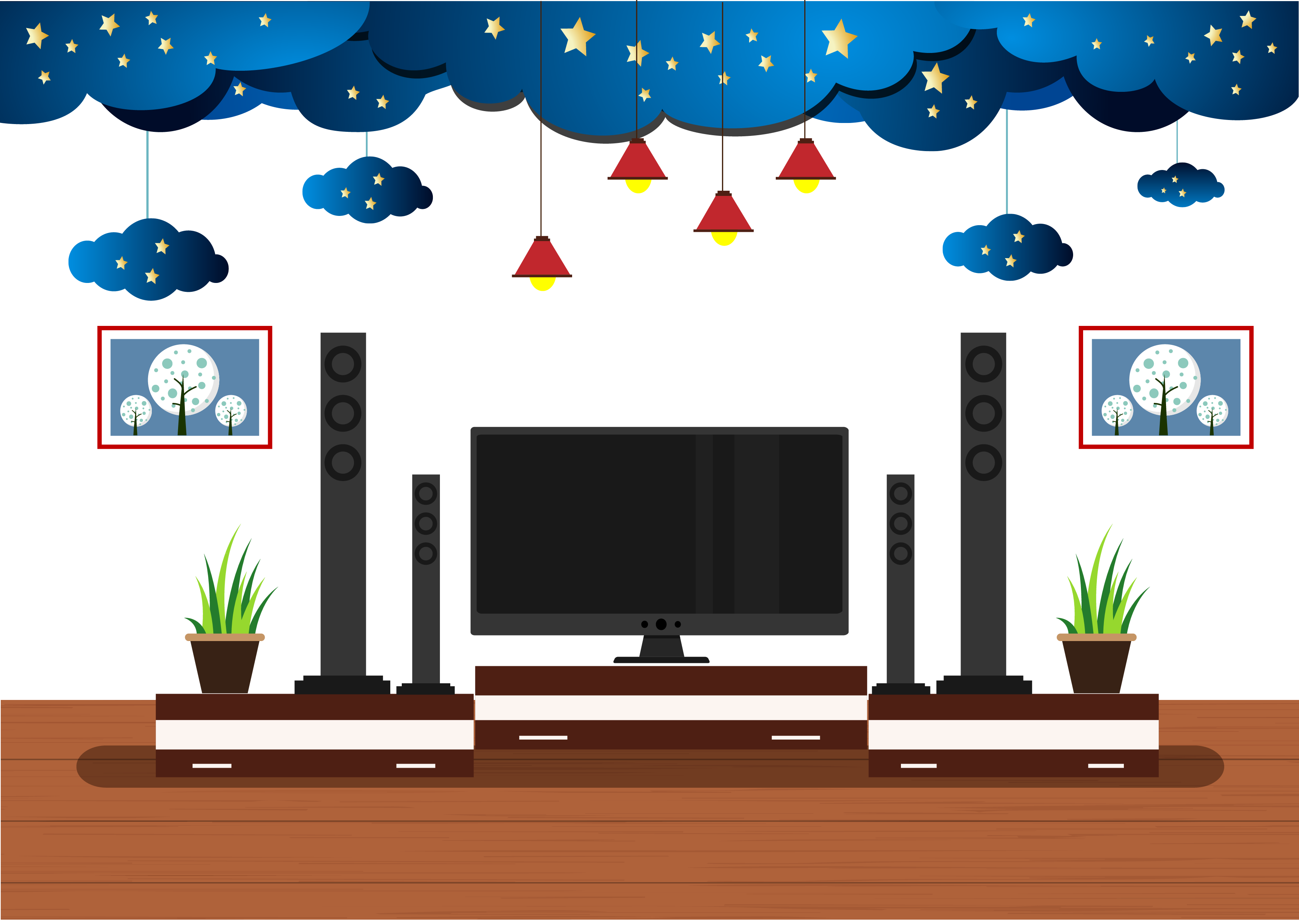 living room clipart png