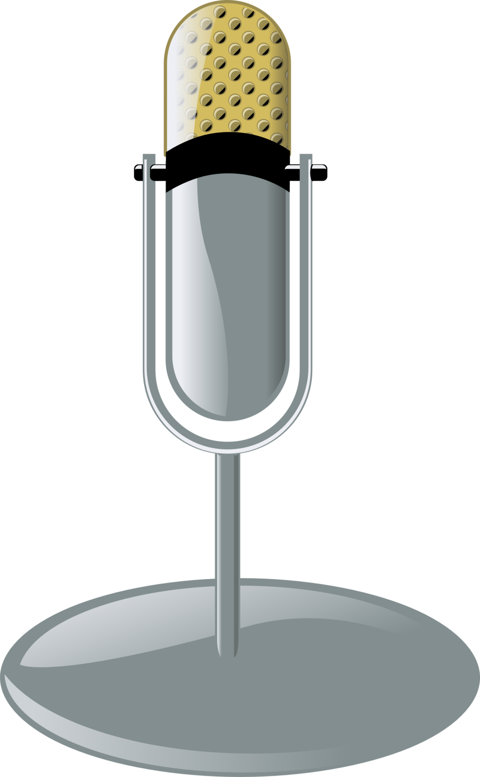 clipart tv microphone