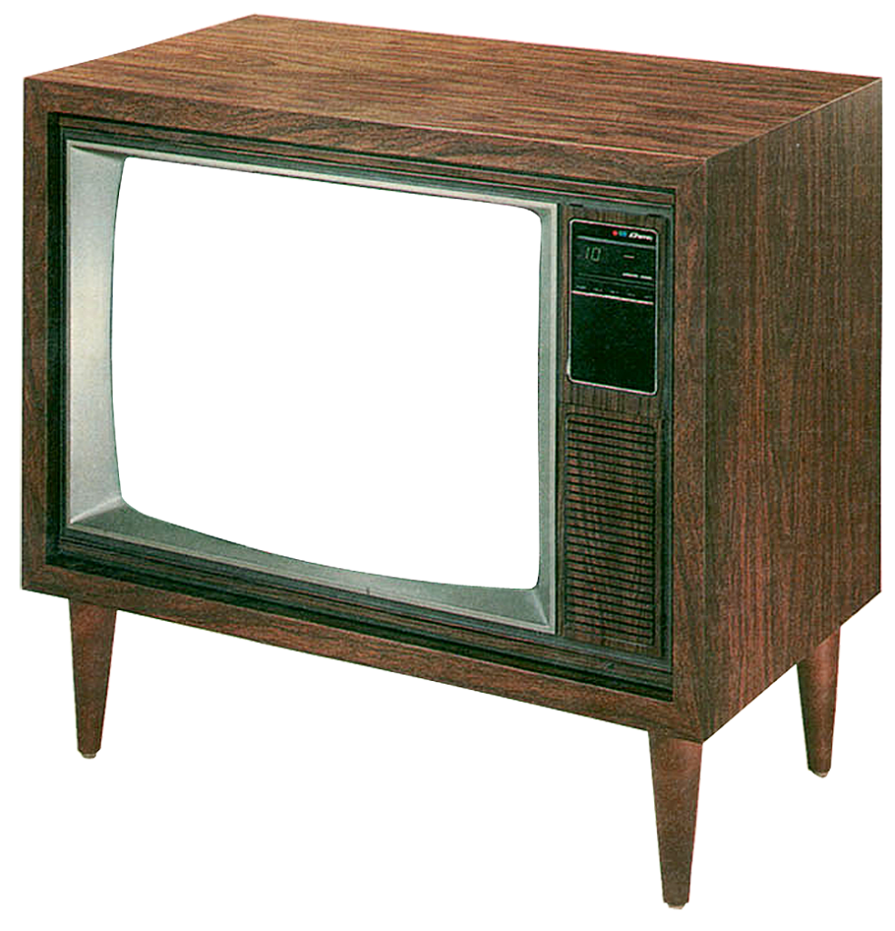 television clipart old furniture