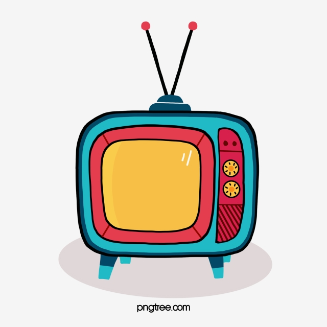 clipart tv old style