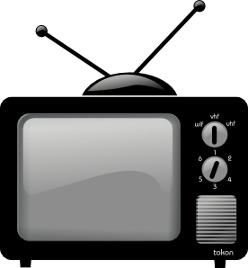 television clipart vector