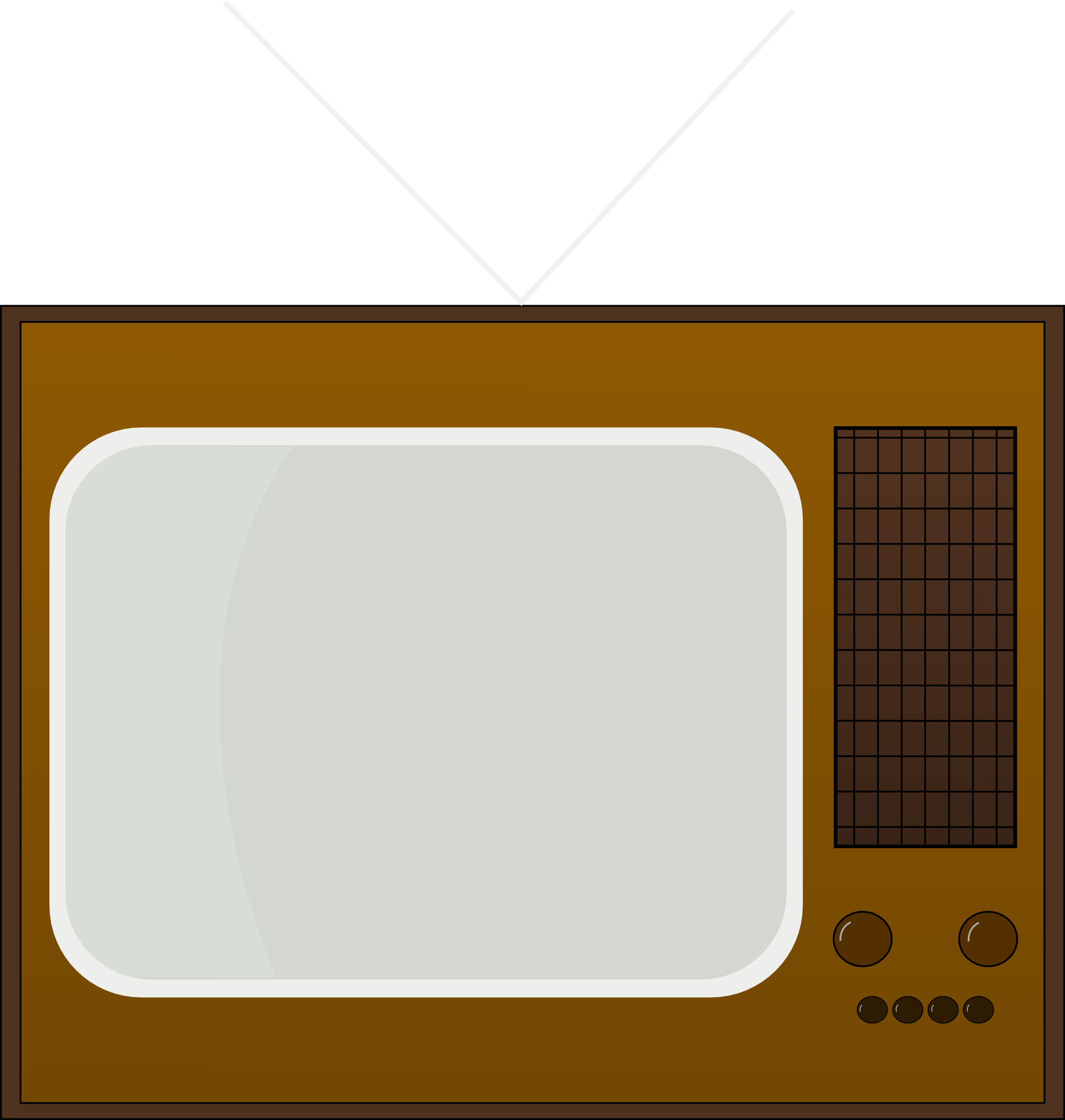television clipart retro