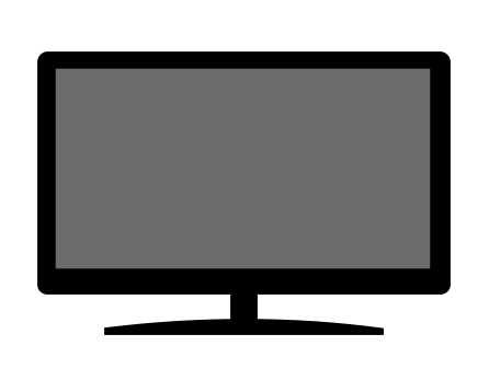 television clipart draw