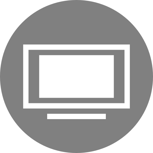 clipart tv rectangle