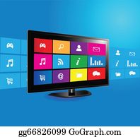 Clipart tv smart tv. Clip art royalty free