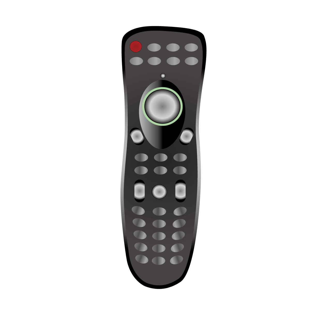 Remote control television clip. Controller clipart technology