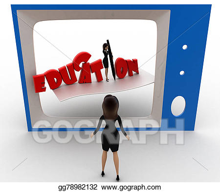 clipart tv tv program