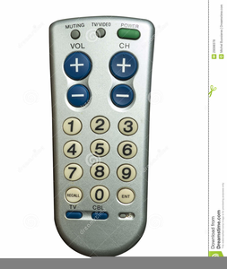 clipart tv tv remote
