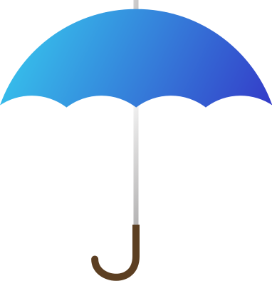 clipart umbrella blue umbrella