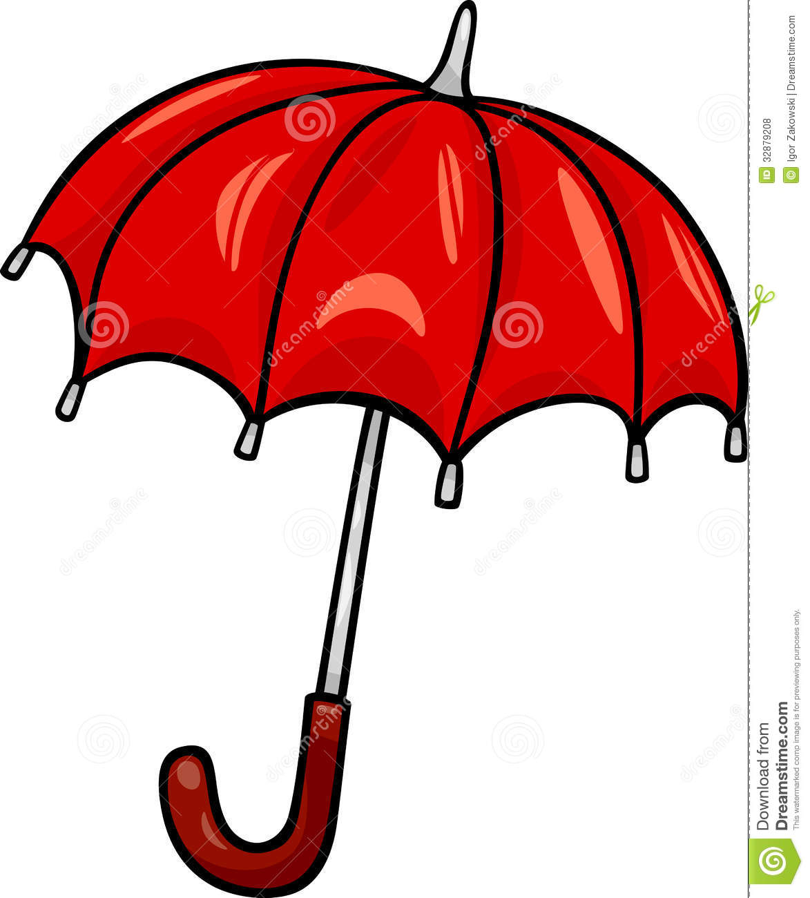 clipart umbrella cartoon