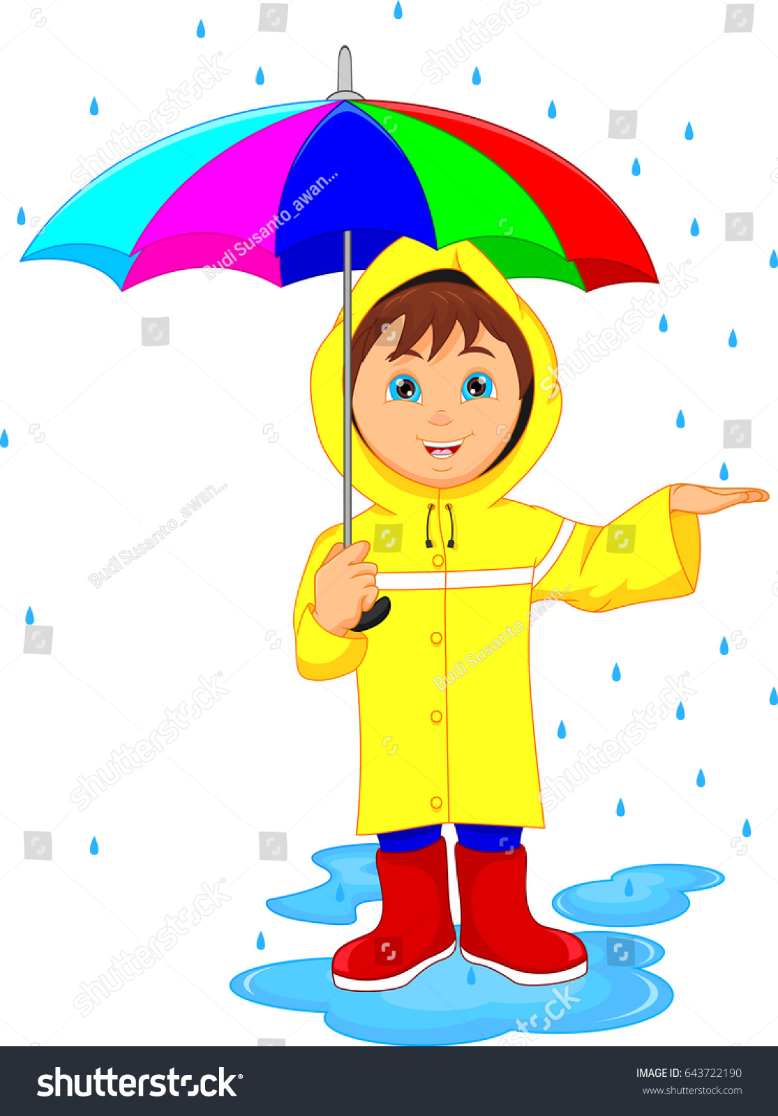 With portal . Clipart umbrella child