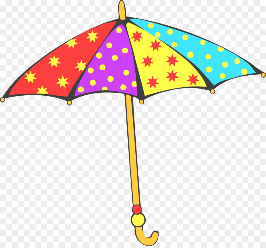 clipart umbrella color