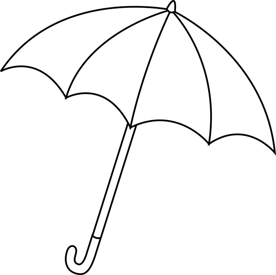 Umbrella Outline Printable Printable World Holiday