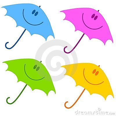 clipart umbrella face