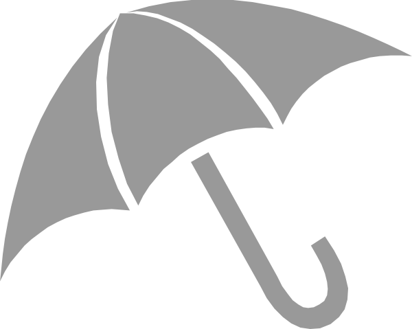 Clipart umbrella gray. Clip art at clker