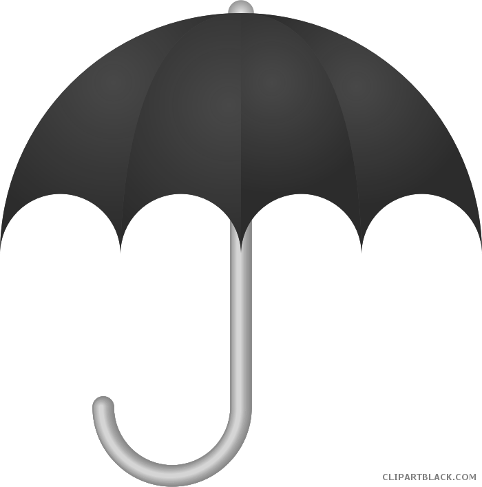 clipart umbrella gray