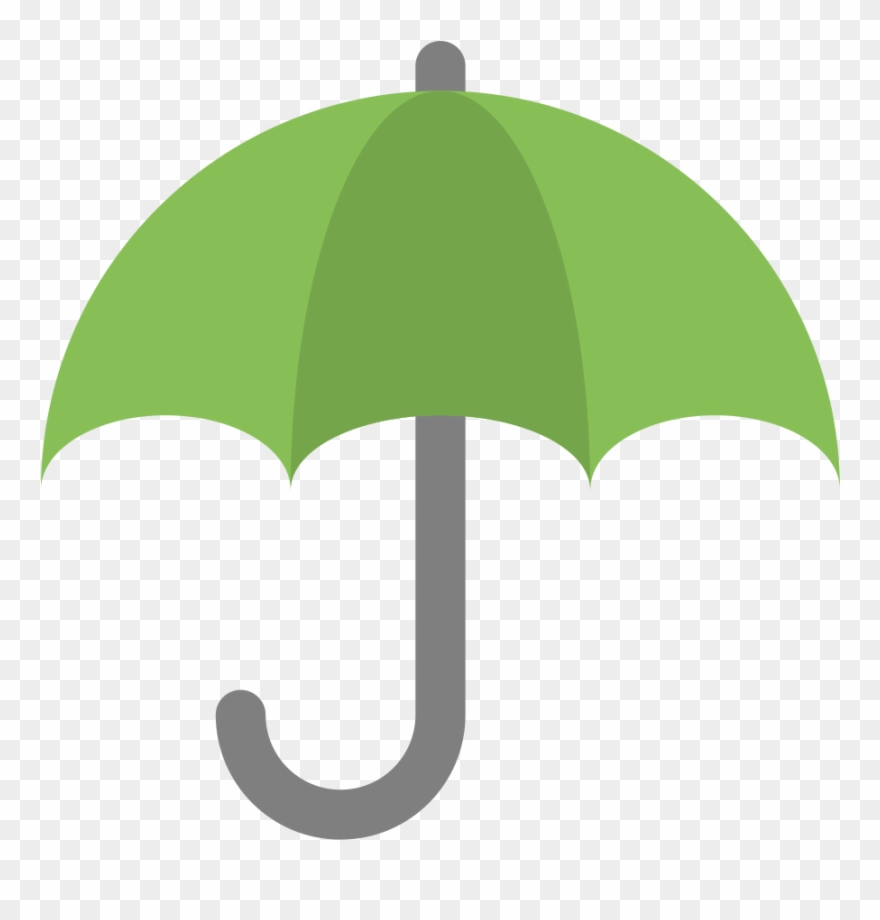 clipart umbrella green