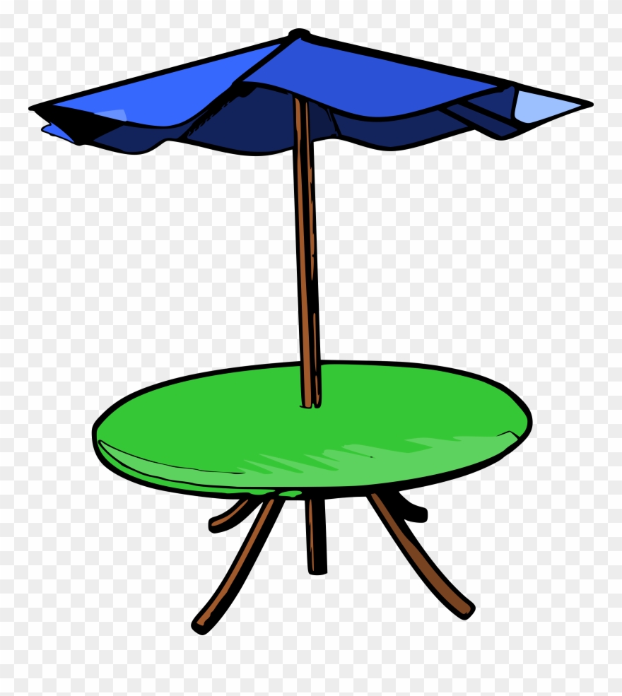 clipart umbrella picnic