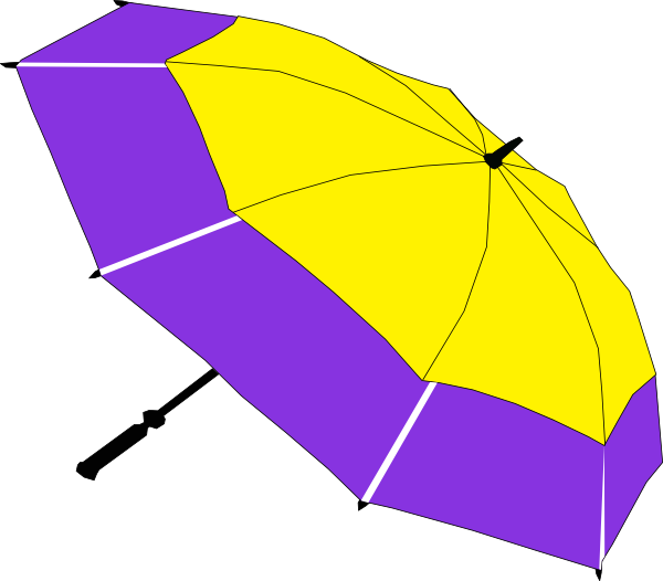 clipart umbrella purple umbrella