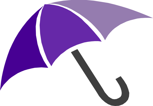 clipart umbrella purple umbrella