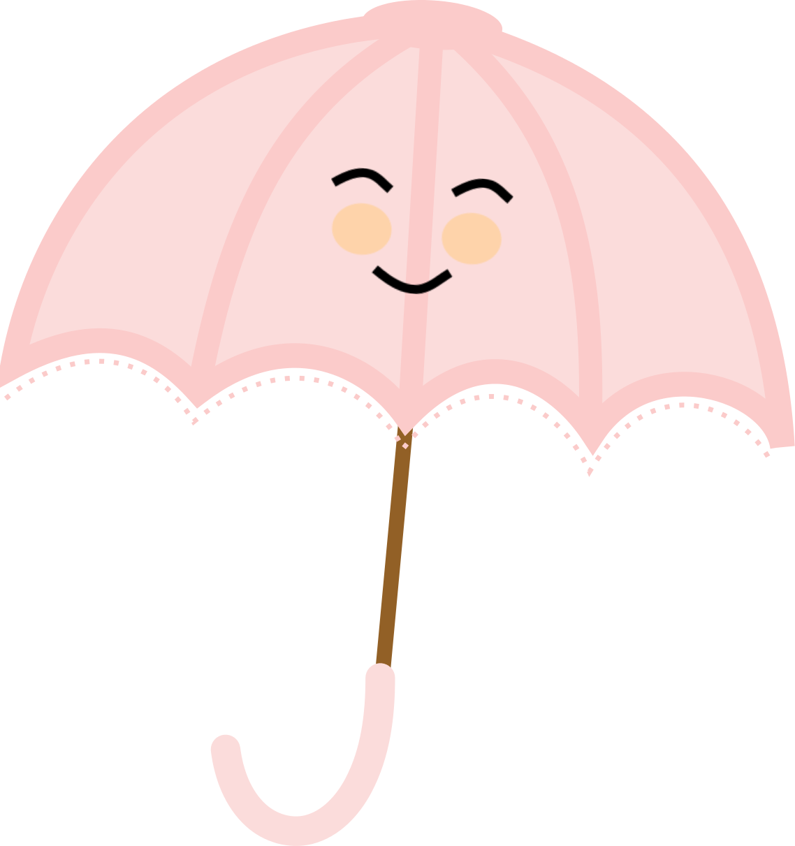 kawaii clipart umbrella