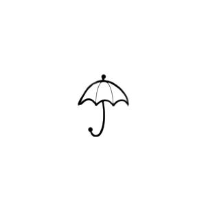Tattoo possibly tattoos cloud. Clipart umbrella simple umbrella