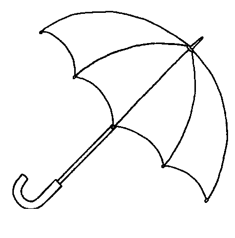 clipart umbrella sketch