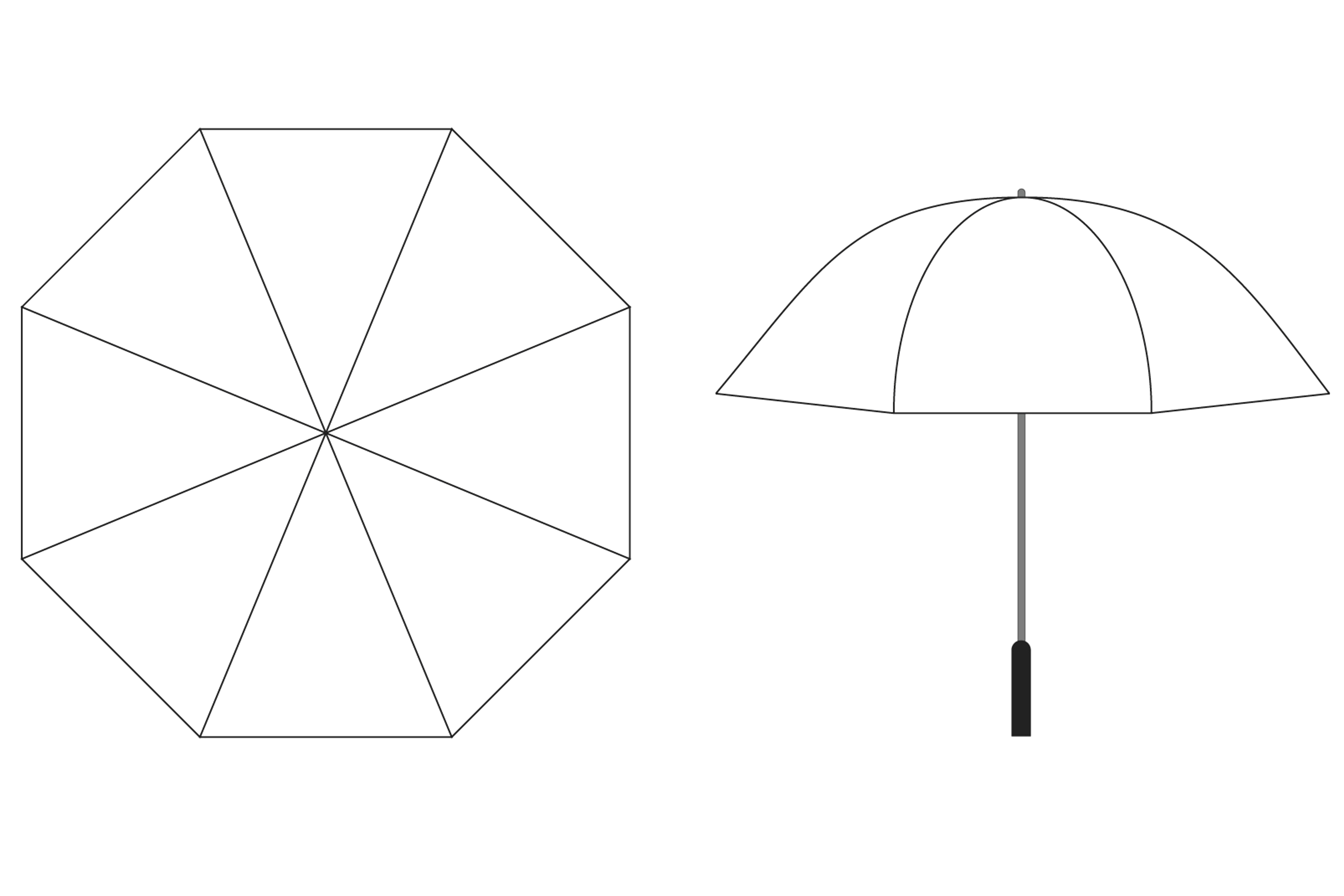 clipart umbrella template